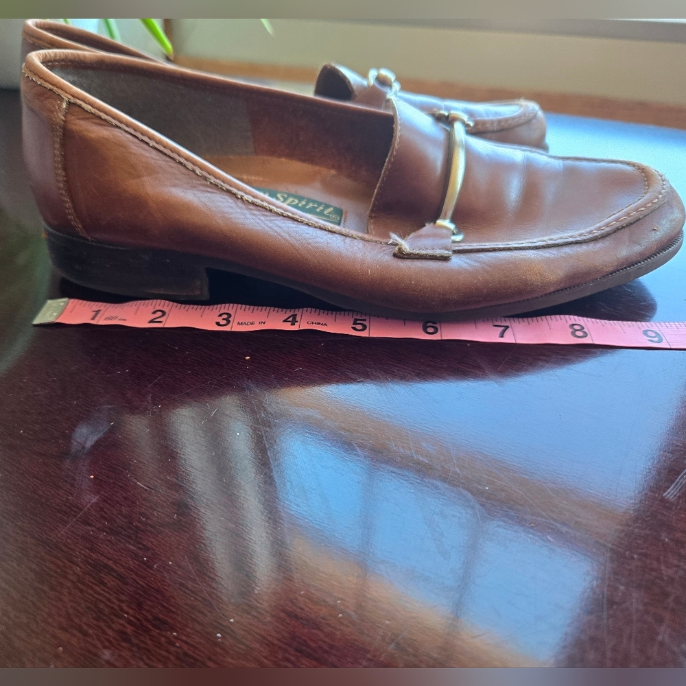 Vintage Easy Spirit Brown Leather Horsebit Loafers - Size 8/8.5 - Picture 10 of 10